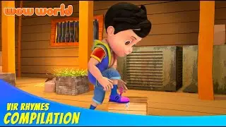 One Two Buckle My Shoe | 41 | Vir Rhymes Compilation | Popular Songs in English | Wow World