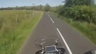 BMW 1200 GS. Magherahoney to Cushendall. GoPro