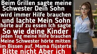 Beim Grillen sagte meine Schwester: „Dein Sohn wird immer Hilfe brauchen“ – und lachte dann...