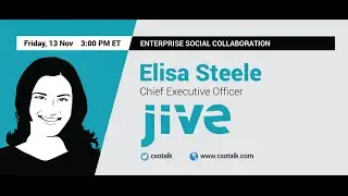 #143: Enterprise Social Collaboration with Elisa Steele, CEO, Jive Software