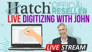 Digitize Live with John Deer - Hatch Embroidery Software Stream