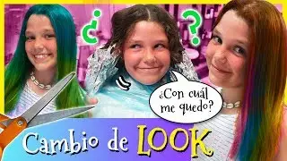 Mi Nuevo CAMBIO de LOOK EXTREMO  💇‍♀️ ME TIÑO el PELO de COLORES o ¿ME CORTO EL PELO? 😱