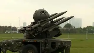 London Olympics MoD Shows Off Rapier Missile System
