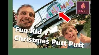 Christmas Special: Playing mini golf with snowmen!! (Christmas Putt Putt, Herston)