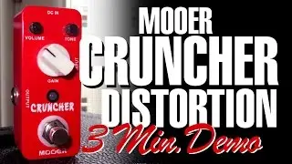Mooer Cruncher pedal (3 min. demo)
