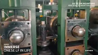 High Frequency Welding Pipe Making Machine | ERW Tube Mill #pipemachine #tubemill