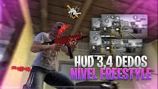 INCOMPARÁVEL!! 👾 OS MELHORES HUD 3,4 DEDOS FREE FIRE| HUD COMPLETO!
