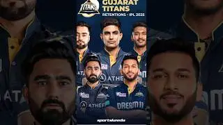 Gujarat Titans Retain IPL 2025 🤑🤯 #bharat #cricket #shubmangill #rashidkhan #gujrattitans #ipl2025