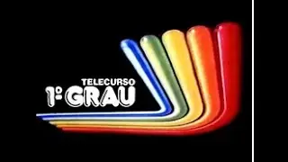 TELECURSOS 1 E 2 GRAUS Rede globo anos 80
