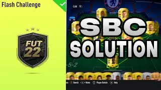 FLASH CHALLENGE SBC SOLUTION! ⭐ FLASH SBC ⭐ FIFA 22 ULTIMATE TEAM