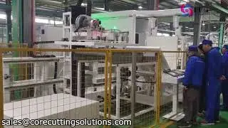 MFG Master&trade; PET Foam block welding machine(PET FOAM core sheets into one block)