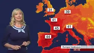 Weather Events 2019 - Heatwave maps & record temperatures? (Europe) - BBC News - 26th June 2019