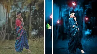 Snapseed New Dark Blue Effect Photo Editing Tricks