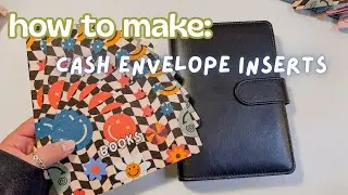 how to make cash envelope inserts | beginner friendly budget tutorial