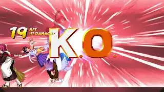 Hisui, Kohaku, Mech Hisui, and the fleet (Me) vs Sakura Kasugano