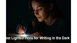 🖊️ Glovion Led Light Pen, Light Up Ballpoint Pen | Best Lighted Pens for Writing in the Dark 🖊️
