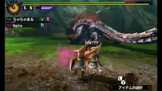 【MH4G】Lv140ジンオウガ亜種 生産大剣ペア 02&prime;22&rdquo;43 with Regina