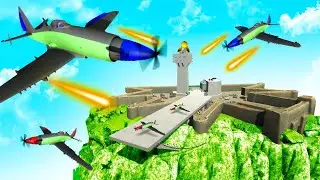 Insane NEW PLANES Siege the BIGGEST CASTLE in This Ravenfield Update!