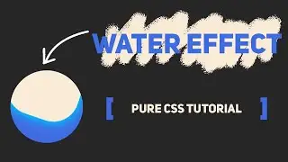 Water Filling Effect With Css | Pure Css Tutorial | @codes Tutorials