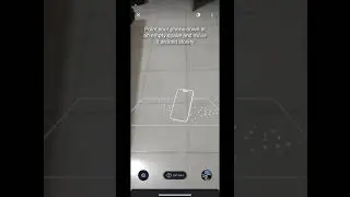 Simple AR view by Flutter