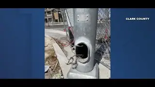 Clark County Public Works fixing street lights after 'copper wire thefts'