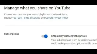 How to Hide Subscribers on YouTube - Change your subscription privacy settings