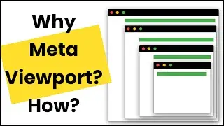 Почему добавление HTML Meta Name Viewport, Width Initial Scale является [ОБЯЗАТЕЛЬНЫМ]?