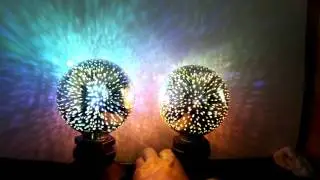 3D fireworks led decorative light bulbs