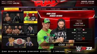 WWE 2K22 My GM Mode LIVE Gameplay - WWE 2K22 LIVE Stream