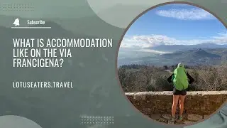 What is accommodation like on the Via Francigena in Italy?