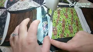 Easy way to Finish a Cathedral Window quilt on a longarm machine