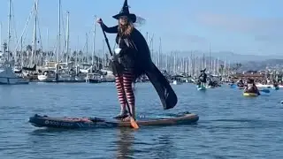 Exciting highlights from Ventura Harbor Witches Paddle || WooGlobe
