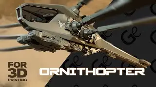 Ornithopter Dune 3D Printing Model | Make Game Real