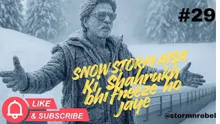 Agar Yahan Shoot Hota… Shahrukh Ka Song Freeze Ho Jata ❄️😳 | Canada Snow Reality