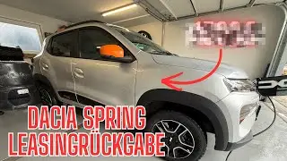 Leasingrückgabe Dacia Spring 😬 – So viel mussten wir nachbezahlen!