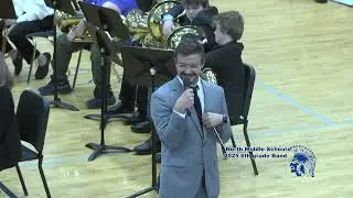 North Middle School 6th Grade Band and Trojan Jazz Band May 8, 2025