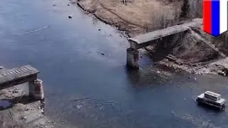 Metal thieves steal entire bridge in Russia - TomoNews