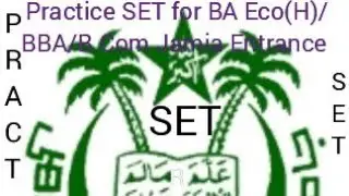 Practice SET for BA Eco(H)/BBA/B.Com Jamia Entrance, Asses yourself how prepared are you?,for more..