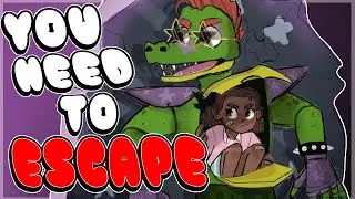 Побег Монтгомери из Фазберса | Комикс FNAF Security Breach (озвучка)