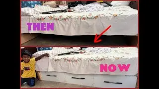 Under Cot Storage | #drawerorganizer  #smallspacesolutions  #bedroomstyling  MakeItYourselves