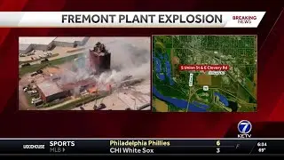 Crews search for 3 people in Fremont plant explosion