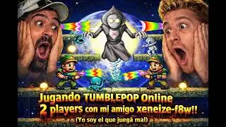 Jugando Tumblepop Online 2 players con mi amigo  xeneize-f8w!! (Yo soy el que juega mal)