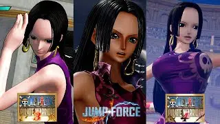 Jump Force VS One Piece Pirate Warriors 3&4 BOA HANCOCK Skills & Ultimate Attack Comparison
