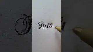 Kelly #jutai #jutaic&ocirc;rte #caligrafia #calligraphy #lettering #shorts