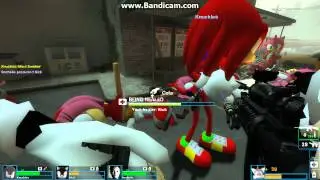 Left 4 dead 2 [Sonic Heros In the Fight of the amy clones]
