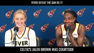 Sophie Cunningham Is Told Celtic's Jaylen Brown Was In Attendance