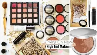 Trying On New High End Makeup Hits & Fails - Pat McGrath, Becca, By Terry,  - MissLizHeart