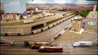 Amazing HO Scale Model Railroad at the Burlington County Club