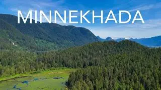 Minnekhada low knoll aerial view