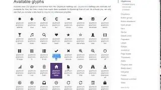 Bootstrap Glyphicons